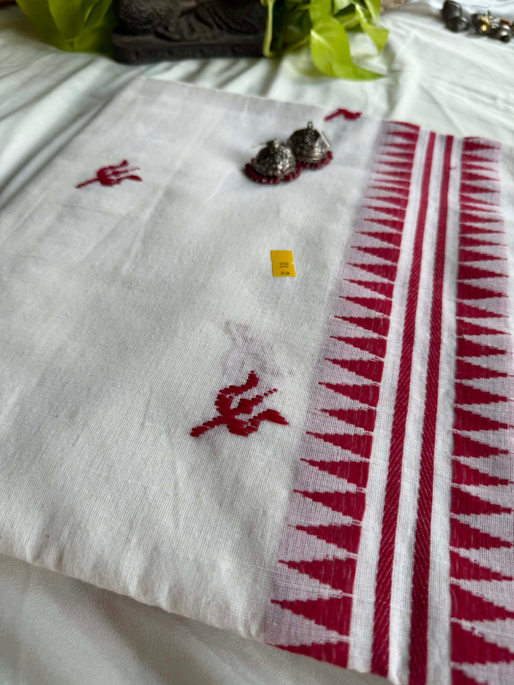 Soft Dhaniyakhali Pure Cotton Saree