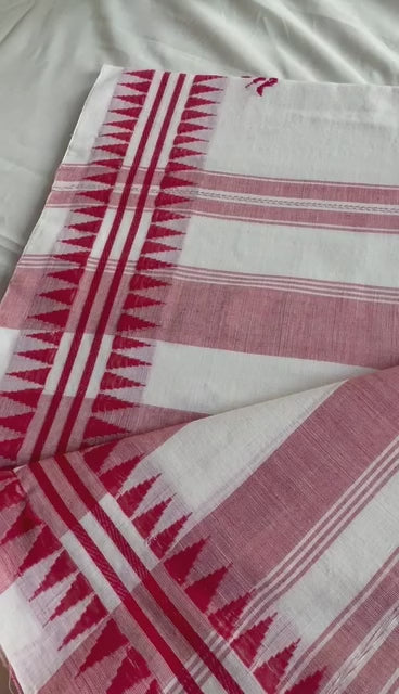 Soft Dhaniyakhali Pure Cotton Saree