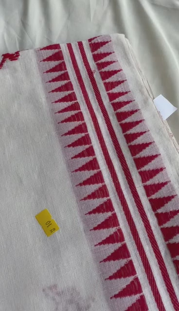 Soft Dhaniyakhali Pure Cotton Saree