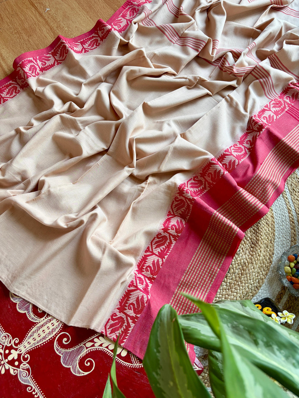 Bengali Handloom Cotton Saree