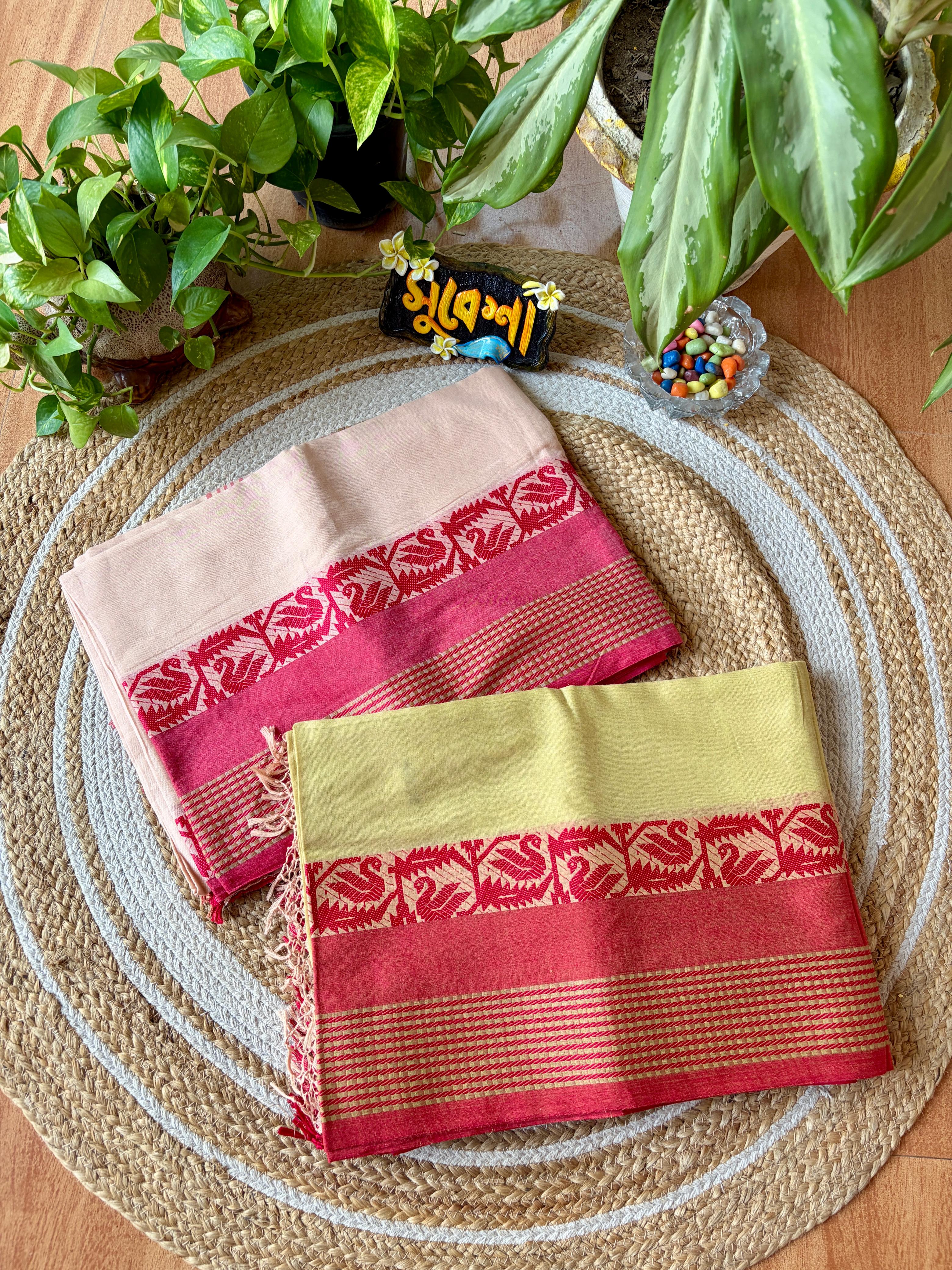 Bengali Handloom Cotton Saree