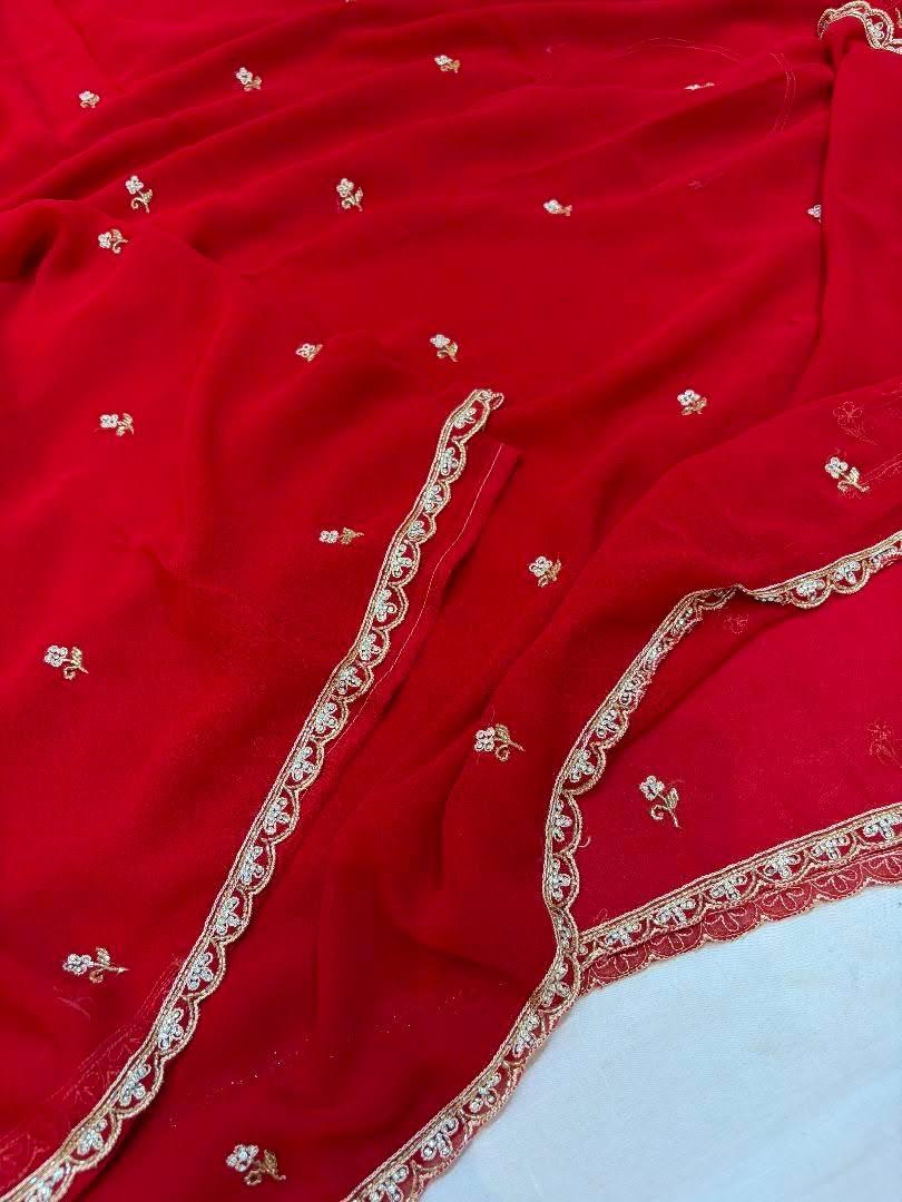 Pure Georget Handwork -Red
