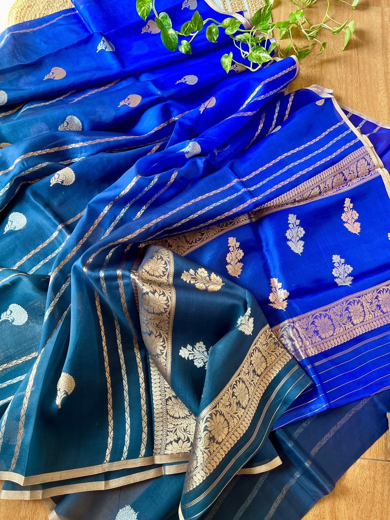 Pure Tissue Kora Benarashi saree