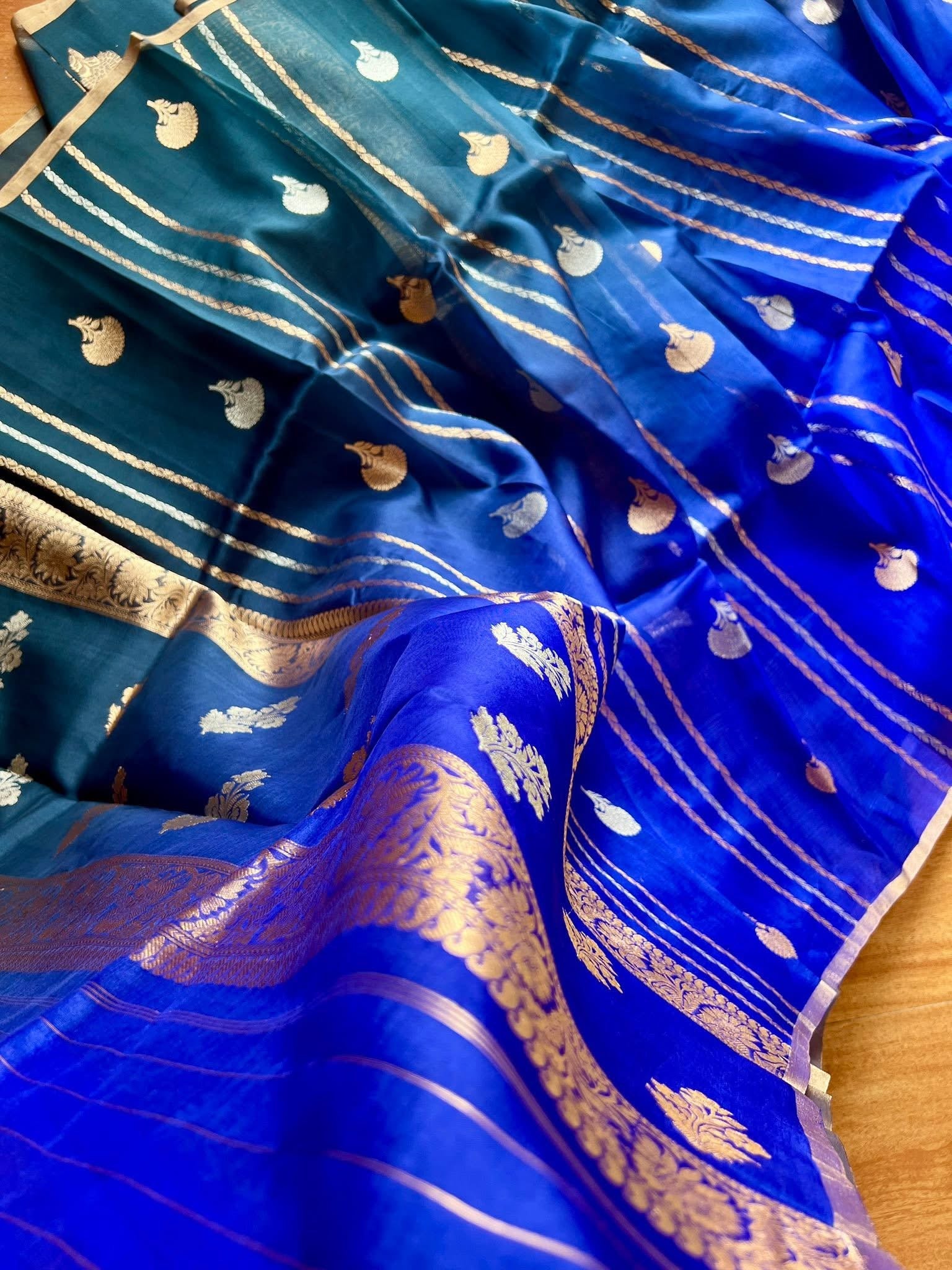 Pure Tissue Kora Benarashi saree