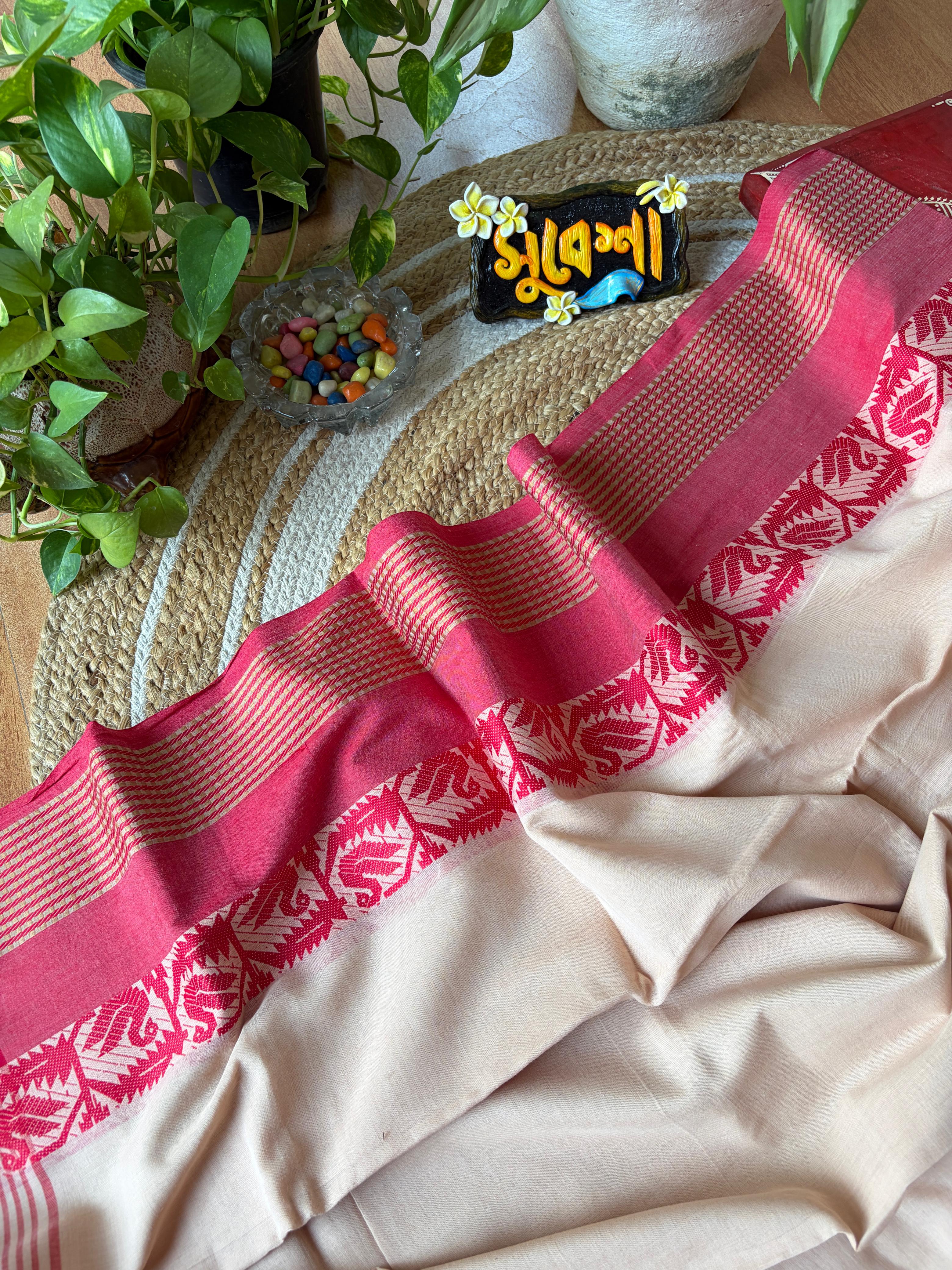 Bengali Handloom Cotton Saree