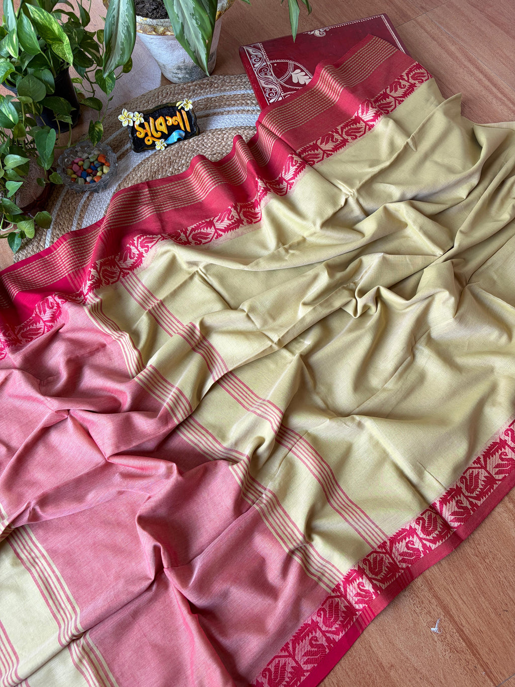 Bengali Handloom Cotton Saree