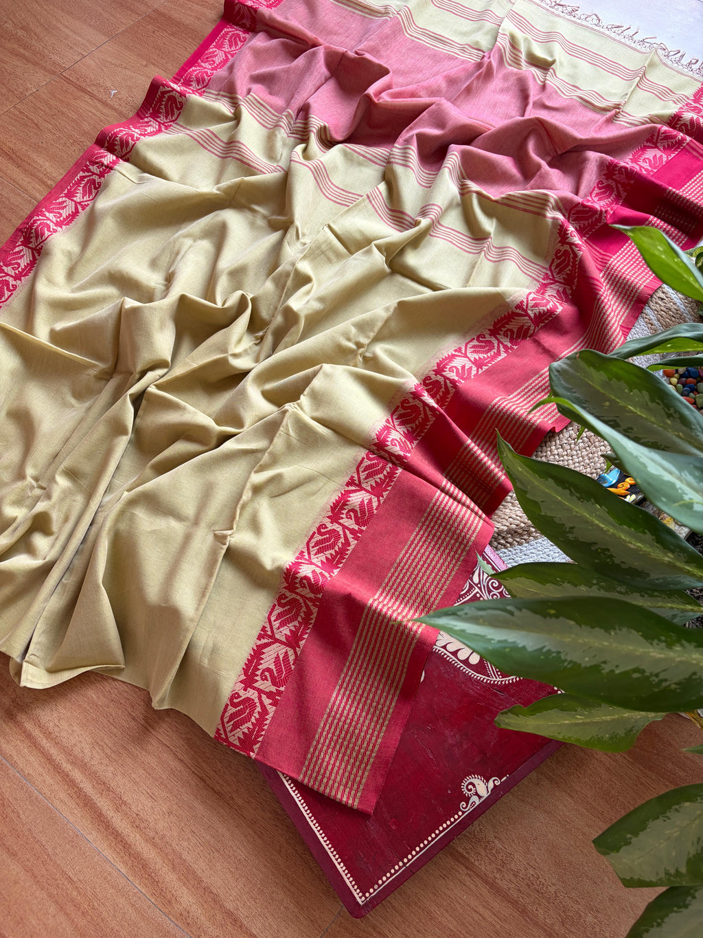 Bengali Handloom Cotton Saree