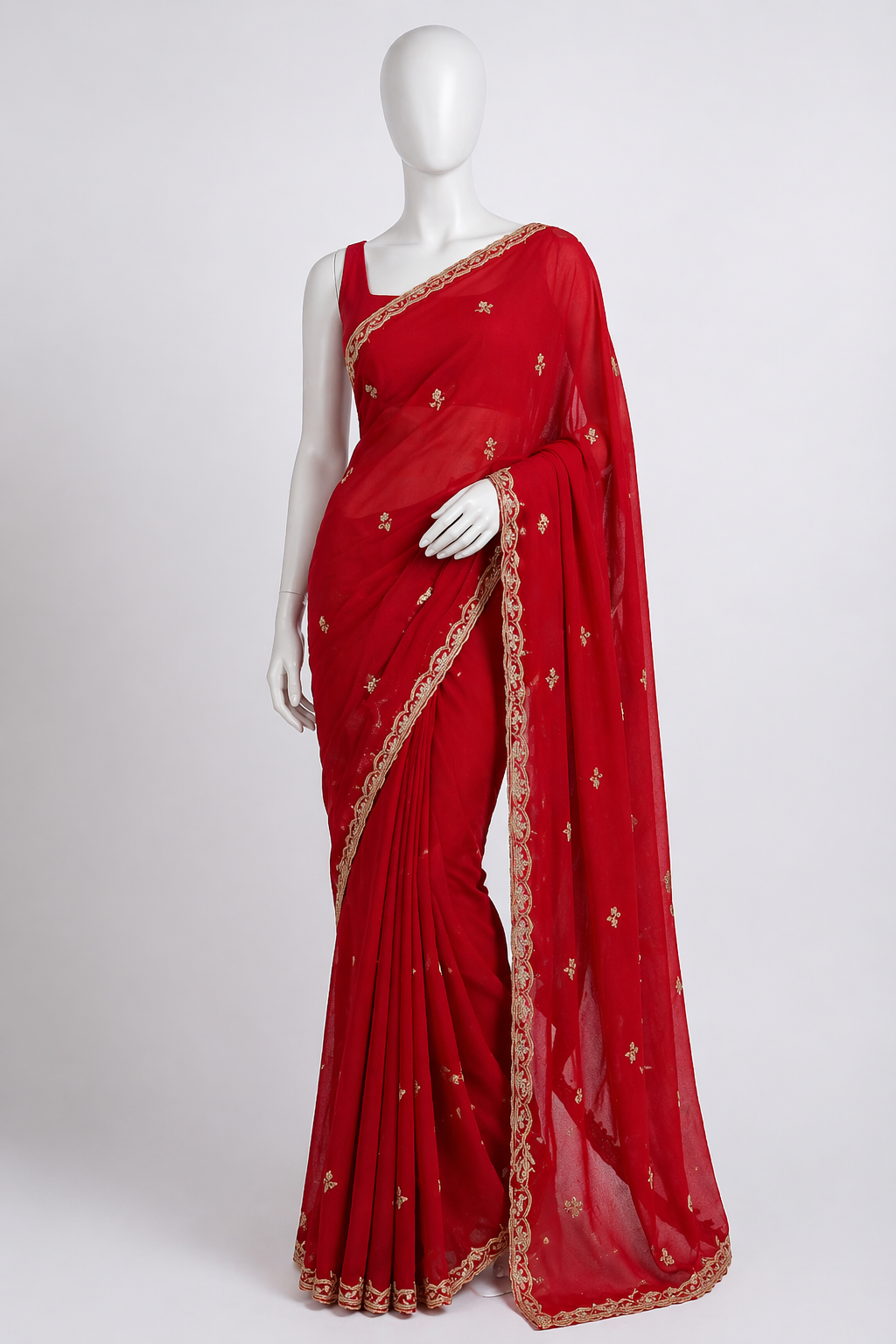 Pure Georget Handwork -Red